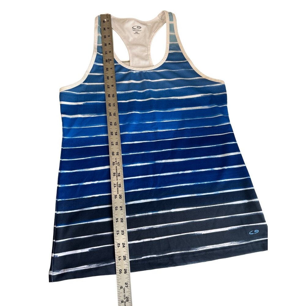 Champion Womens Striped Racerback Tank Top Bundle - Size XL Blue & Purple - Picture 12 of 15